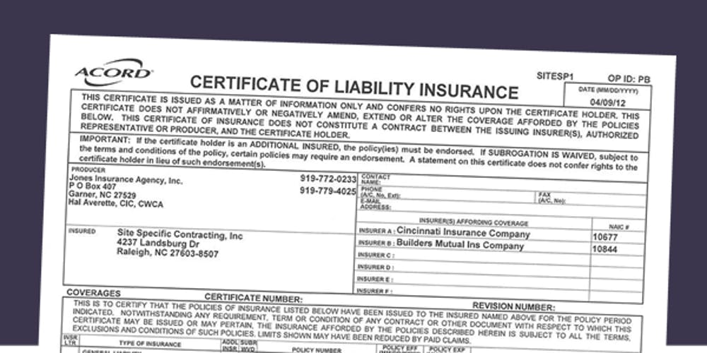 insurance vendors collect certificates slideshare