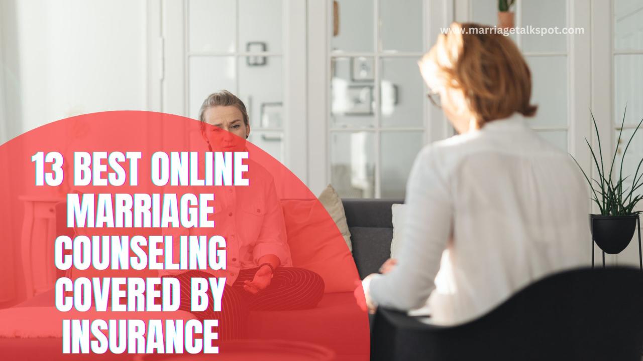 is marriage counseling covered by insurance