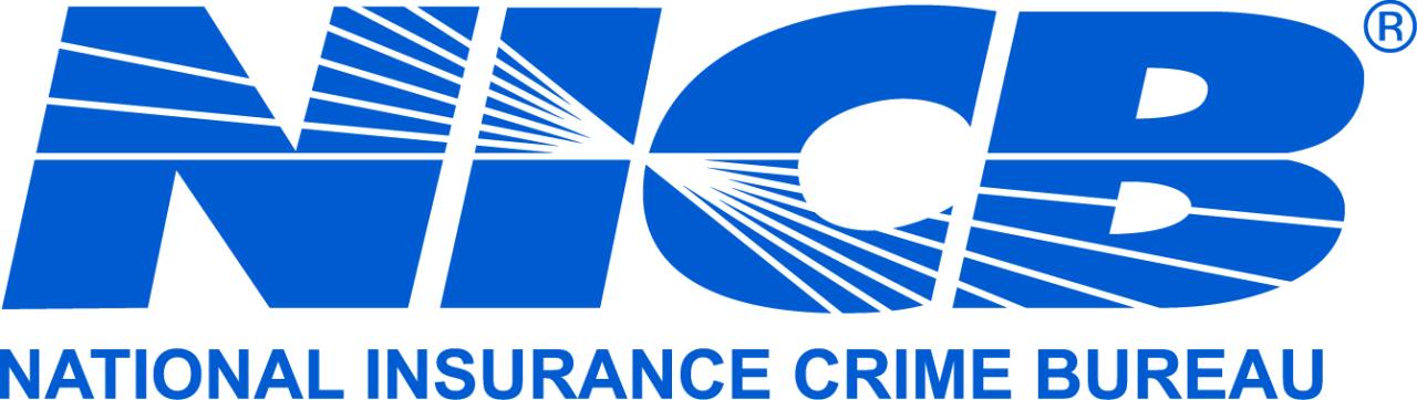 insurance bureau crime national nicb tv logo source