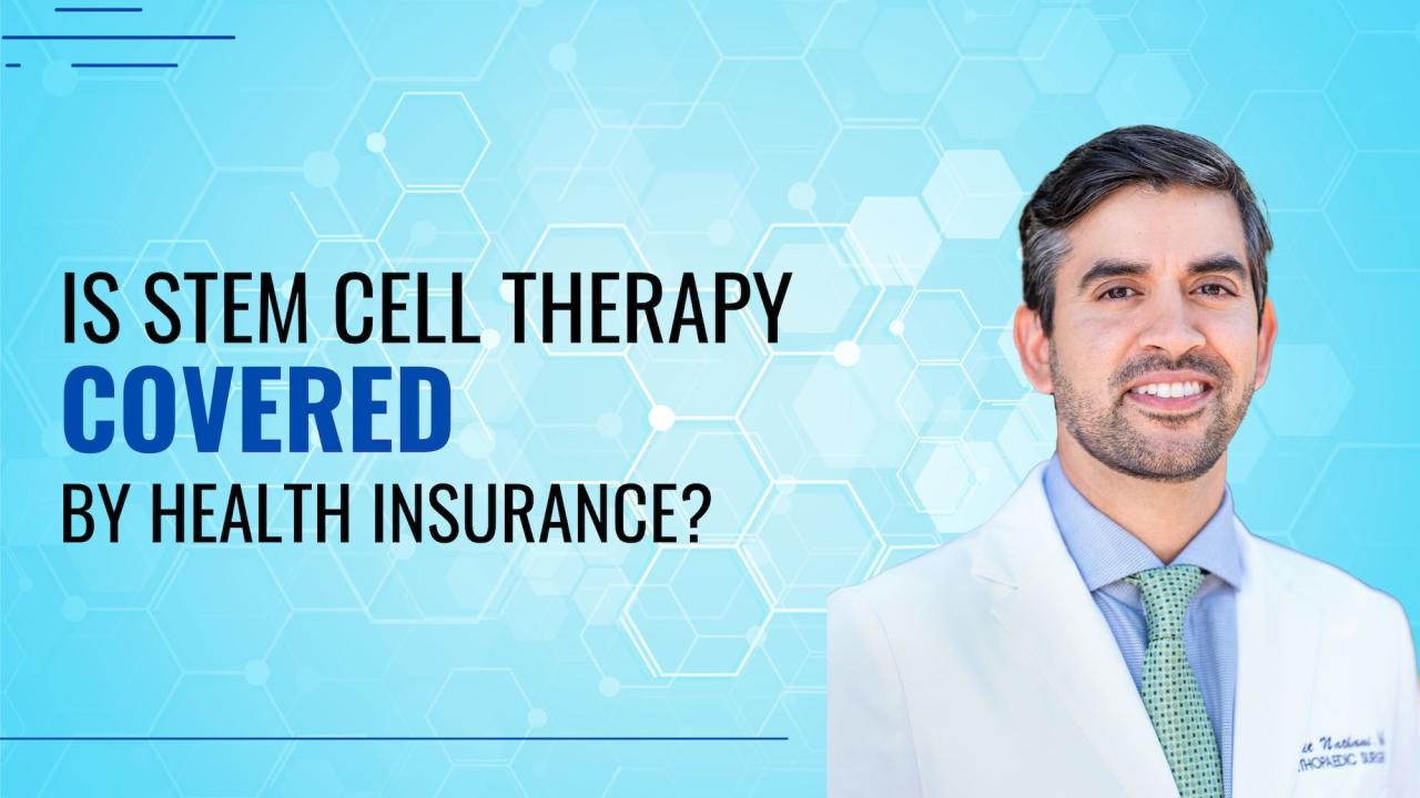 is stem cell therapy covered by insurance terbaru