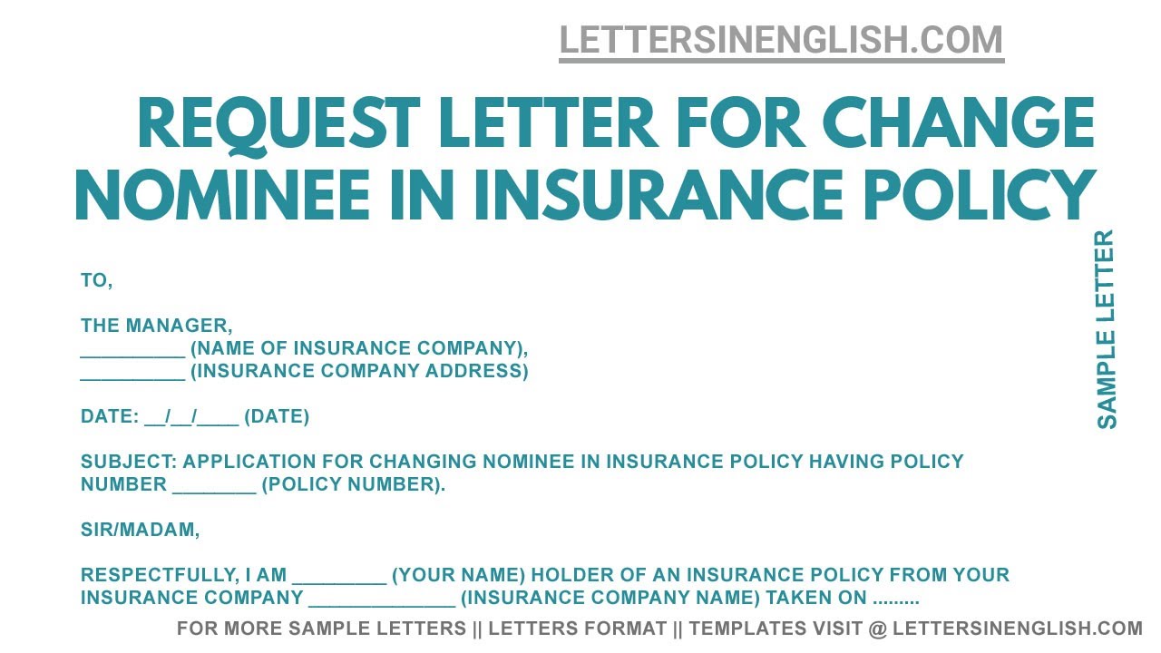 a change in an insurance application requires terbaru