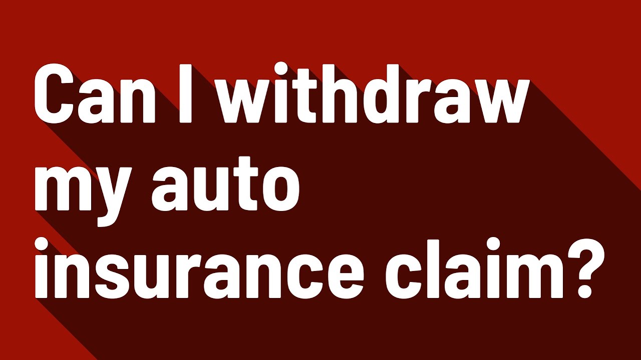 insurance withdraw