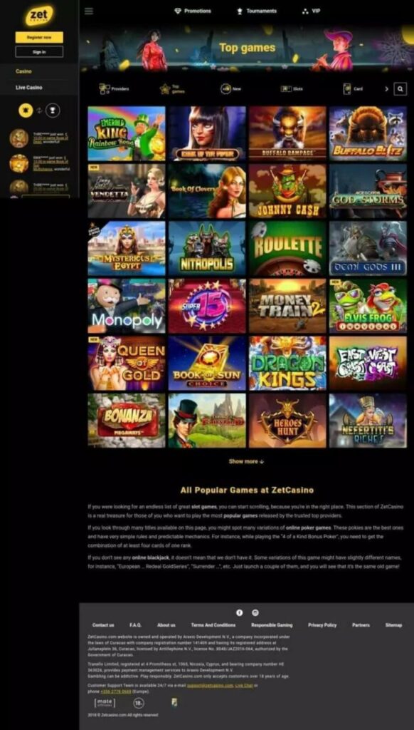 zet casino canada