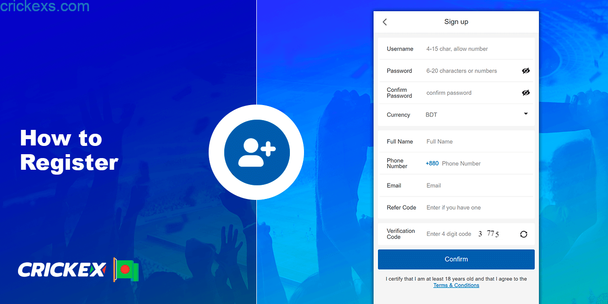crickex login bd