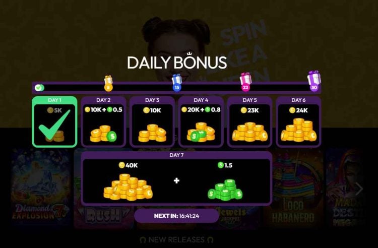 wildz casino free spins