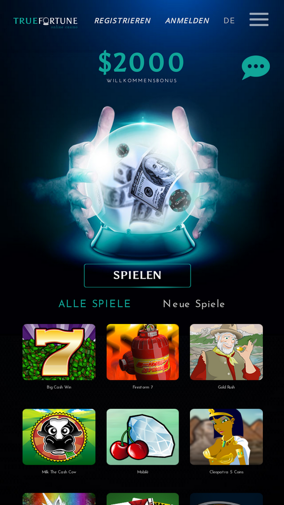 TrueFortune Casino Site: No Down Payment Perk Codes