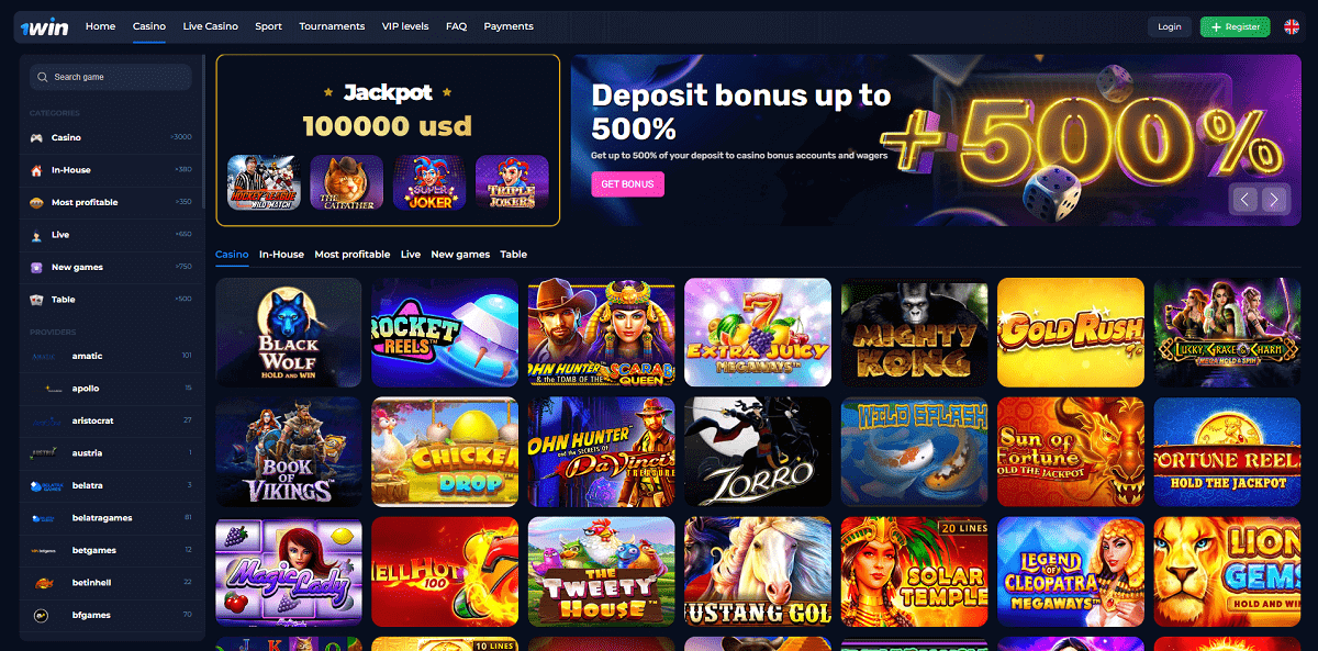 1win casino