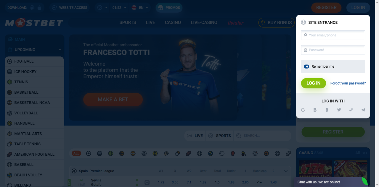 mostbet casino bonus