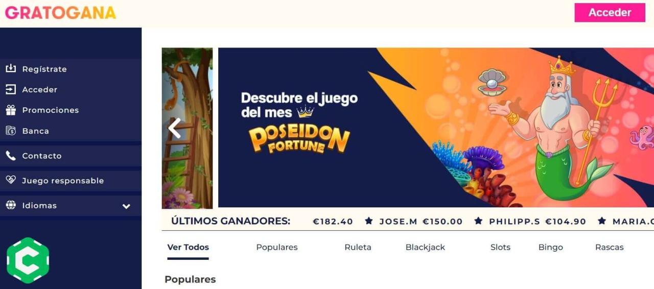 gratogana 50 tiradas gratis