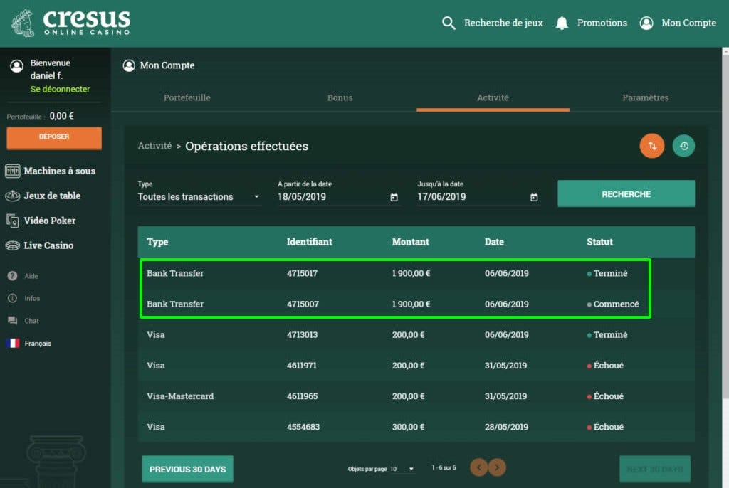 Hugo casino Login App herunterladen