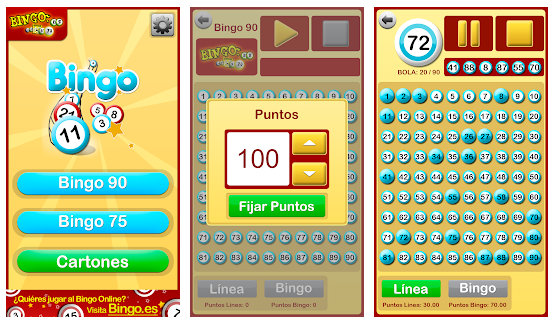 Aplicación móvil Trinocasino