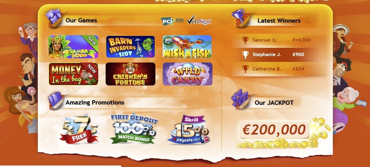 Casino -Spiele Lucky  für Mobile