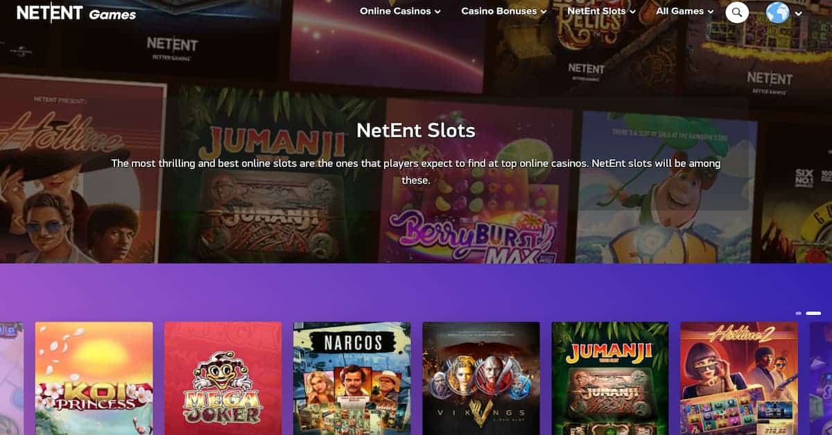 netent slot games