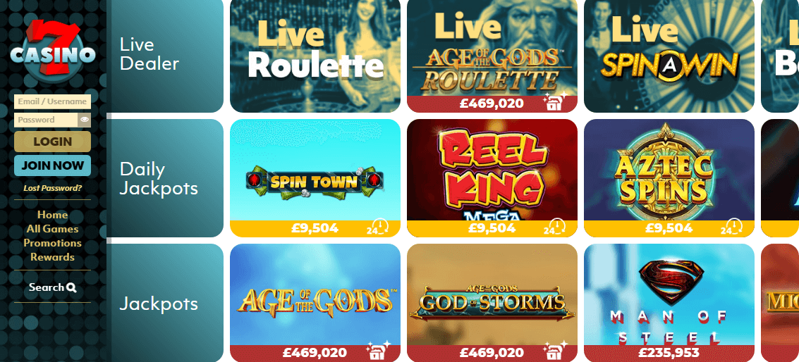 casino 7 Spins instant play