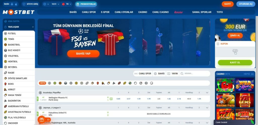 mostbet oyna
