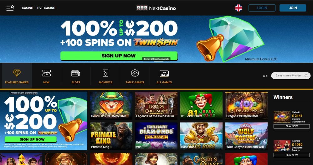 casino Bet365 50 free spins