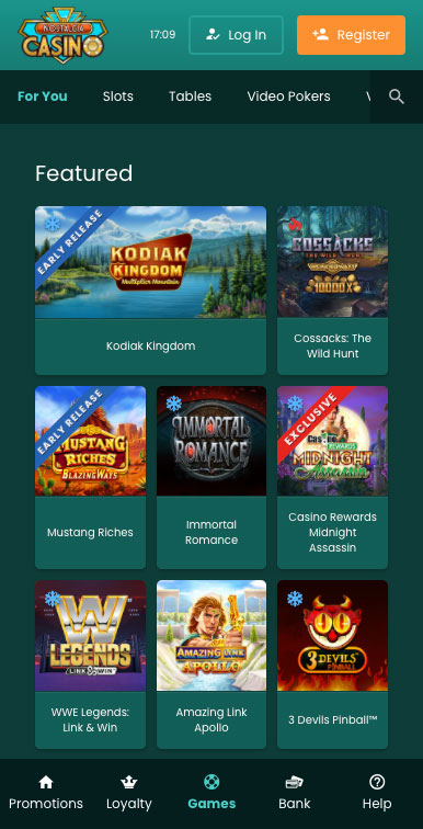 Pharaos Riches Android Bonus