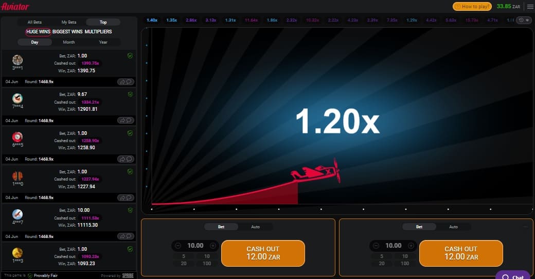 aviator demo