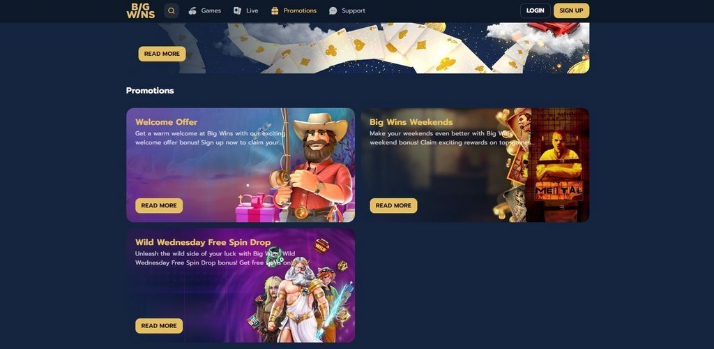 BigWins Casino Bonus Offer Codes & Promotions