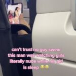 It appeared the man was actually watching a TikTok video, but Prudente instead he had also consumed Pornhub clips during the plane ride.